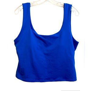 Fabletics NWT Oasis twist back built-in bra tank size XXL